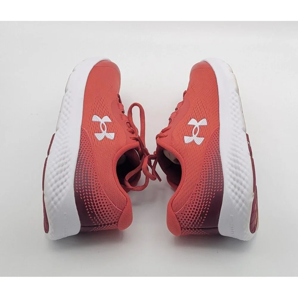 Under Armour Charged Rogue 4 Shoes Youth Size 6Y Chakra Pink/Red-Orange